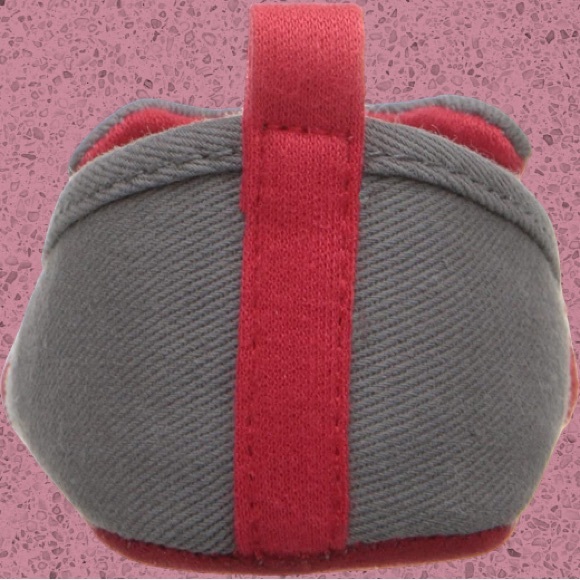 Rosie Pope Infant Embroidered I See You Espadrille Shoes 0-3 Month|Gray Red - Picture 13 of 16